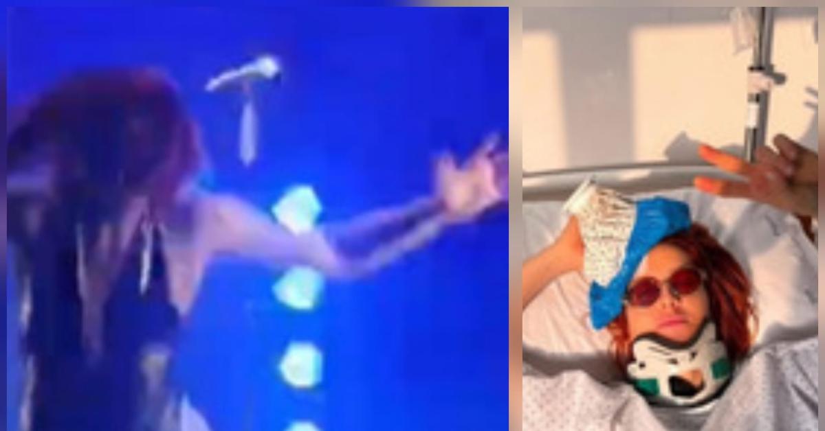 noemi racconta la caduta dal palco durante un concerto in abruzzo il timore per la spina dorsale e il ritorno ai live con stampelle