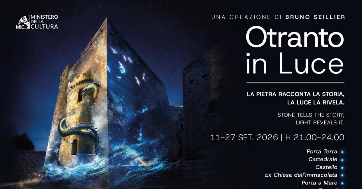 l inaugurazione di otranto in luce l821711 settembre lo spettacolo immersivo che racconta la storia degli ottocento martiri di otranto da Ilgiornaleditalia.it l inaugurazione di otranto in luce l821711 settembre lo spettacolo immersivo che racconta la storia degli ottocento martiri di otranto