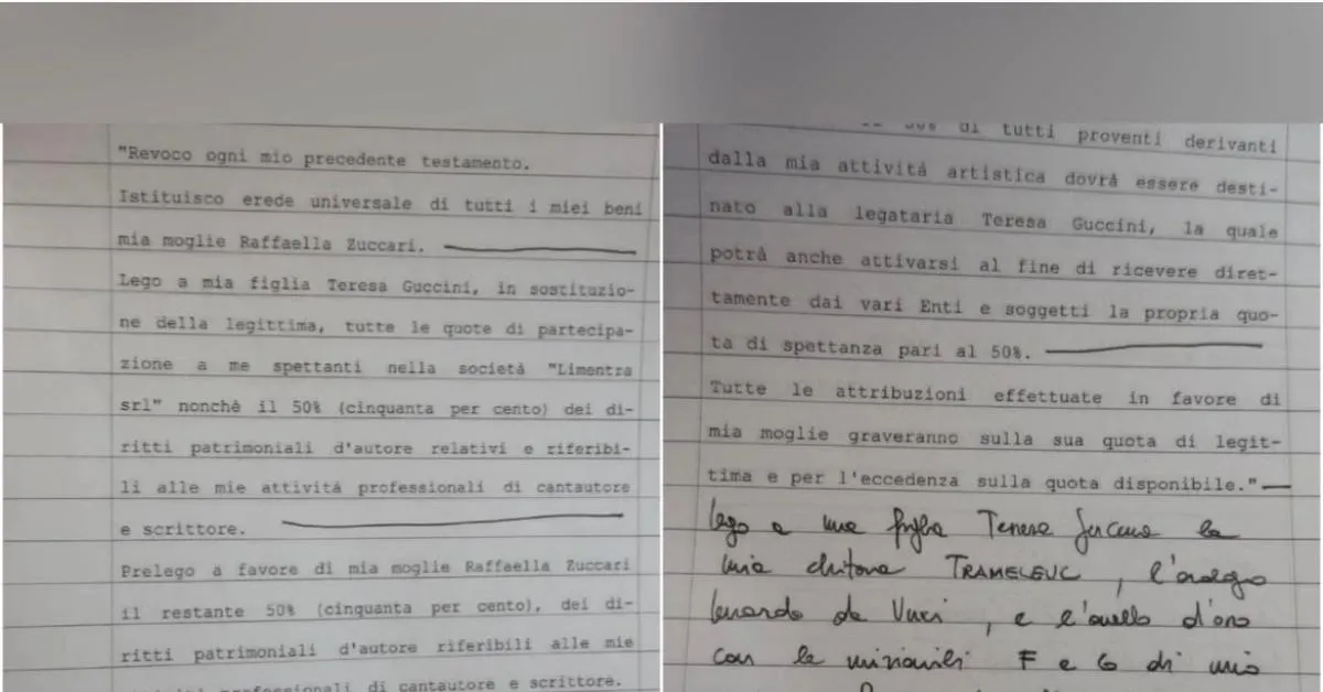 guccini l ultimo testamento alla moglie raffaella le 2 case a bologna e pavana e il 50 dei diritti d autore alla figlia l altro 50 da Ilgiornaleditalia.it guccini l ultimo testamento alla moglie raffaella le 2 case a bologna e pavana e il 50 dei diritti d autore alla figlia l altro 50