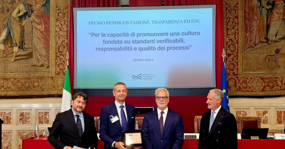 touchpoint e ital communications grand prix della comunicazione istituzionale 2026 a dekra italia il premio rendicontazione trasparenza e esg da Ilgiornaleditalia.it touchpoint e ital communications grand prix della comunicazione istituzionale 2026 a dekra italia il premio rendicontazione trasparenza e esg