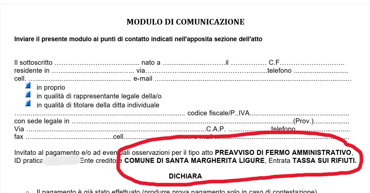 tari a santa margherita ligure 1 persona tassata come 3 e se non paga scatta subito il fermo amministrativo da Ilgiornaleditalia.it tari a santa margherita ligure 1 persona tassata come 3 e se non paga scatta subito il fermo amministrativo