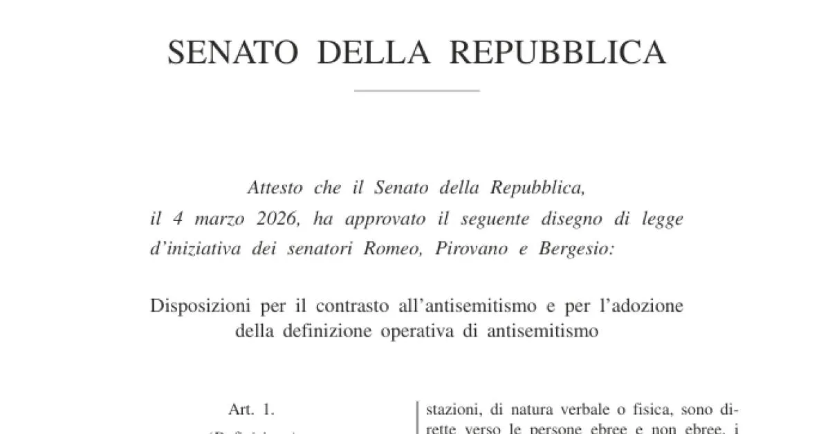 cos 232 il ddl antisemitismo la norma che censura la critica a israele dai giornalisti sospesi per 6 mesi ai prof pro pal segnalati