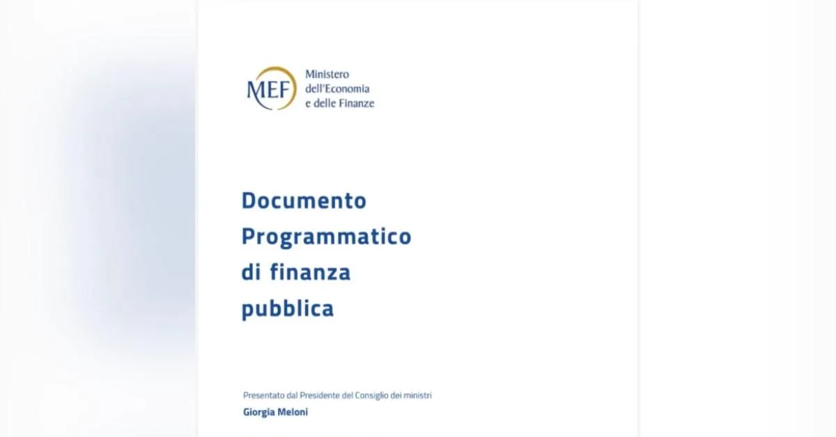 manovra il dfpf e la relazione sullo scostamento di bilancio 29 mld8364 per energia e riarmo deficit al 35 nel 2027 il testo integrale