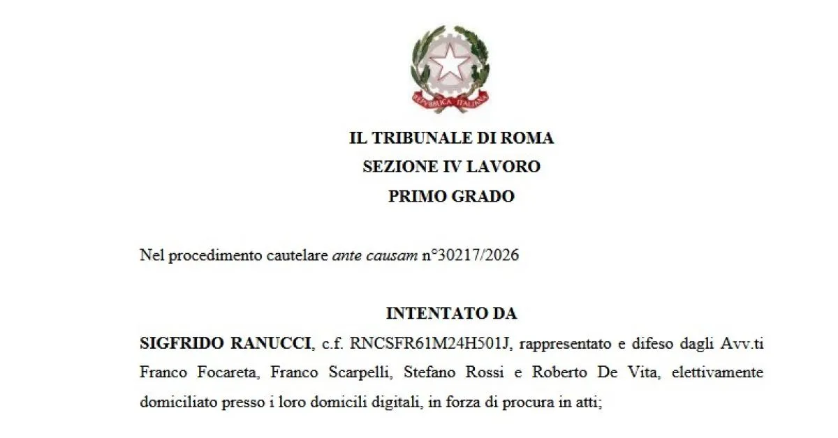 Reporter Rai Sport Ranucci, Tribunale del Lavoro rigetta ricorso contro Rai: il ...
