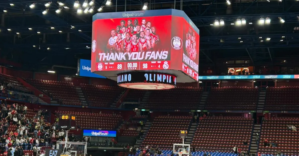 Eurolega, Olimpia Milano Real Madrid 89 98, quarta sconfitta consecutiva in Europa per la squadra di coach Poeta Eurolega, Olimpia Milano Real Madrid 89 98, quarta sconfitta consecutiva in Europa per la squadra di coach Poeta