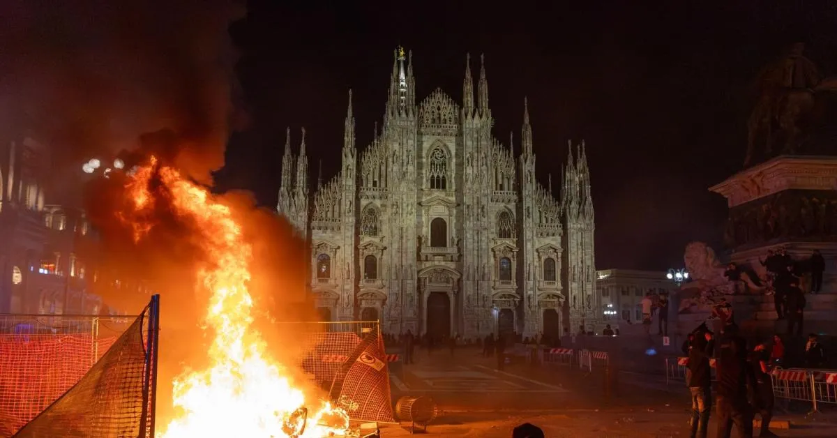 scontri a milano quando la rabbia diventa l ultima lingua di una societ224 che si sente estranea a casa propria