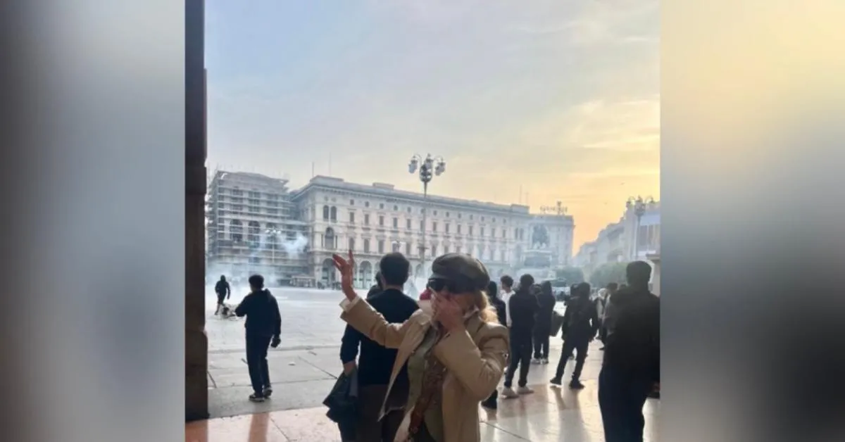 scontri a milano mi hanno buttato lacrimogeni fra i piedi e non respiravo pi249 polizia intervenuta in ritardo