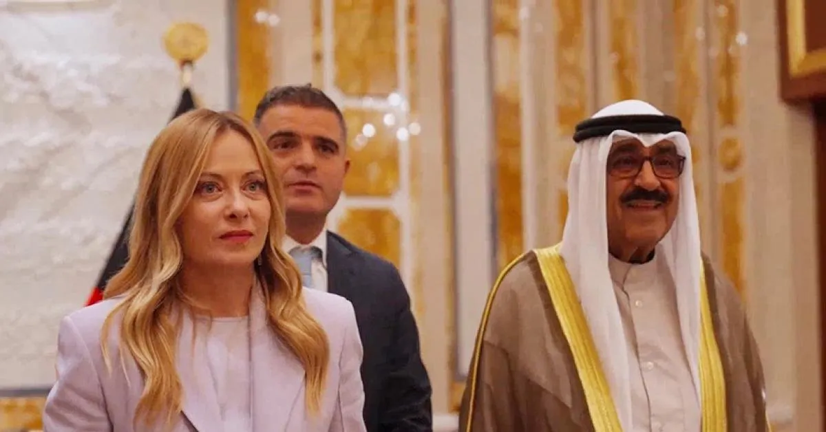 meloni in kuwait impegno sul tetto alla benzina q8 in italia resta aperto il nodo del prezzo del diesel per i tir