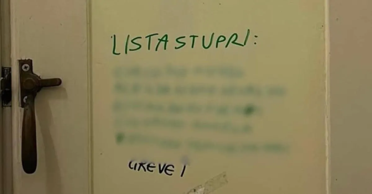 roma lista stupri e una svastica nei bagni del liceo righi 232 il terzo caso in un anno preside azione abominevole da Ilgiornaleditalia.it roma lista stupri e una svastica nei bagni del liceo righi 232 il terzo caso in un anno preside azione abominevole