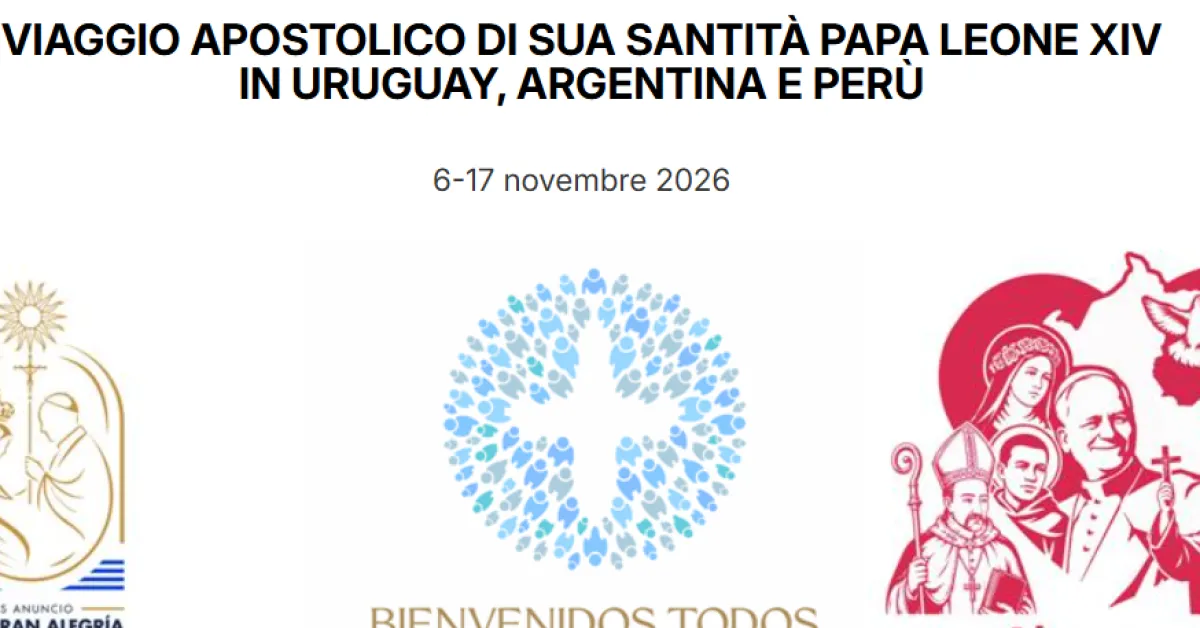 papa leone xiv il programma completo del viaggio in sud america dal 6 al 17 novembre tra uruguay argentina e per249