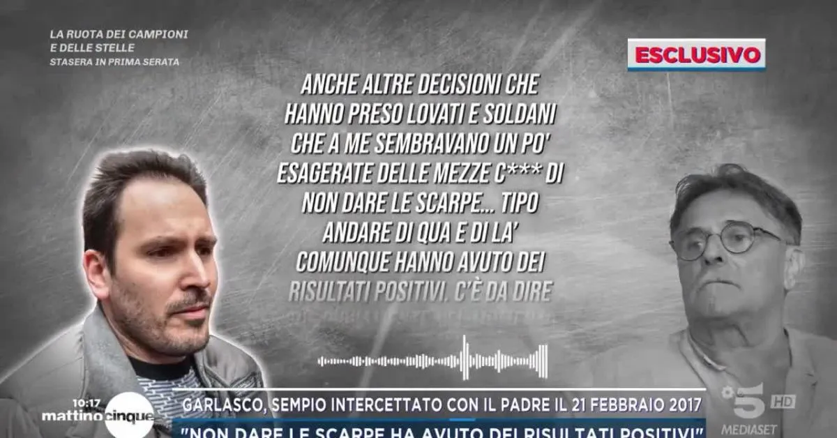 garlasco spunta nuova intercettazione del 2017 tra sempio e il padre non dare le scarpe ha avuto risultati positivi 8211 video da Ilgiornaleditalia.it garlasco spunta nuova intercettazione del 2017 tra sempio e il padre non dare le scarpe ha avuto risultati positivi 8211 video